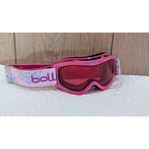 Bollé Pink Snowflake Ski Goggles | Youth / Kids Winter Goggles